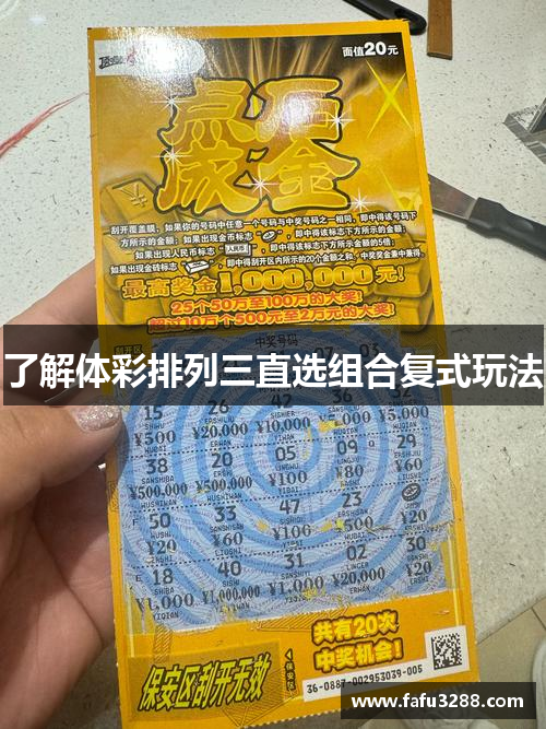 了解体彩排列三直选组合复式玩法
